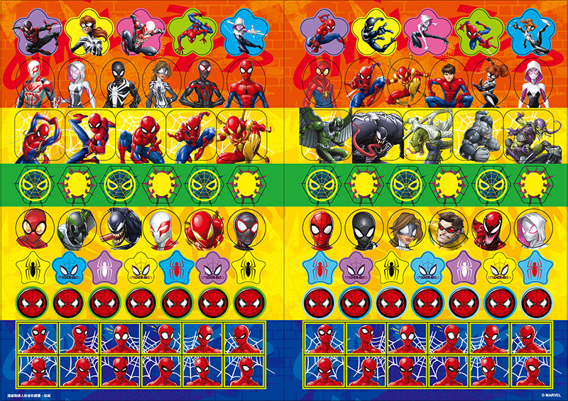 漫威蜘蛛人 NEW紋身彩繪畫